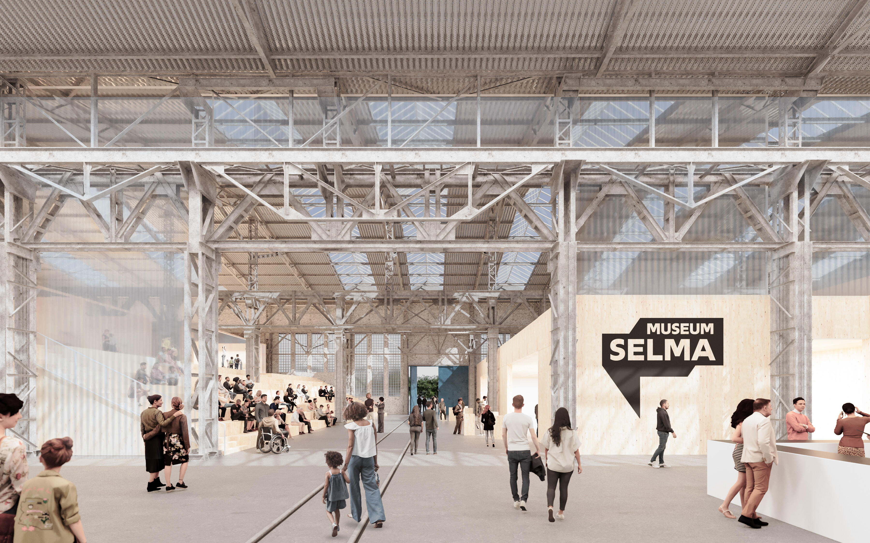 This is what the Museum Selma in Hall 70 in Cologne-Kalk might have looked like.