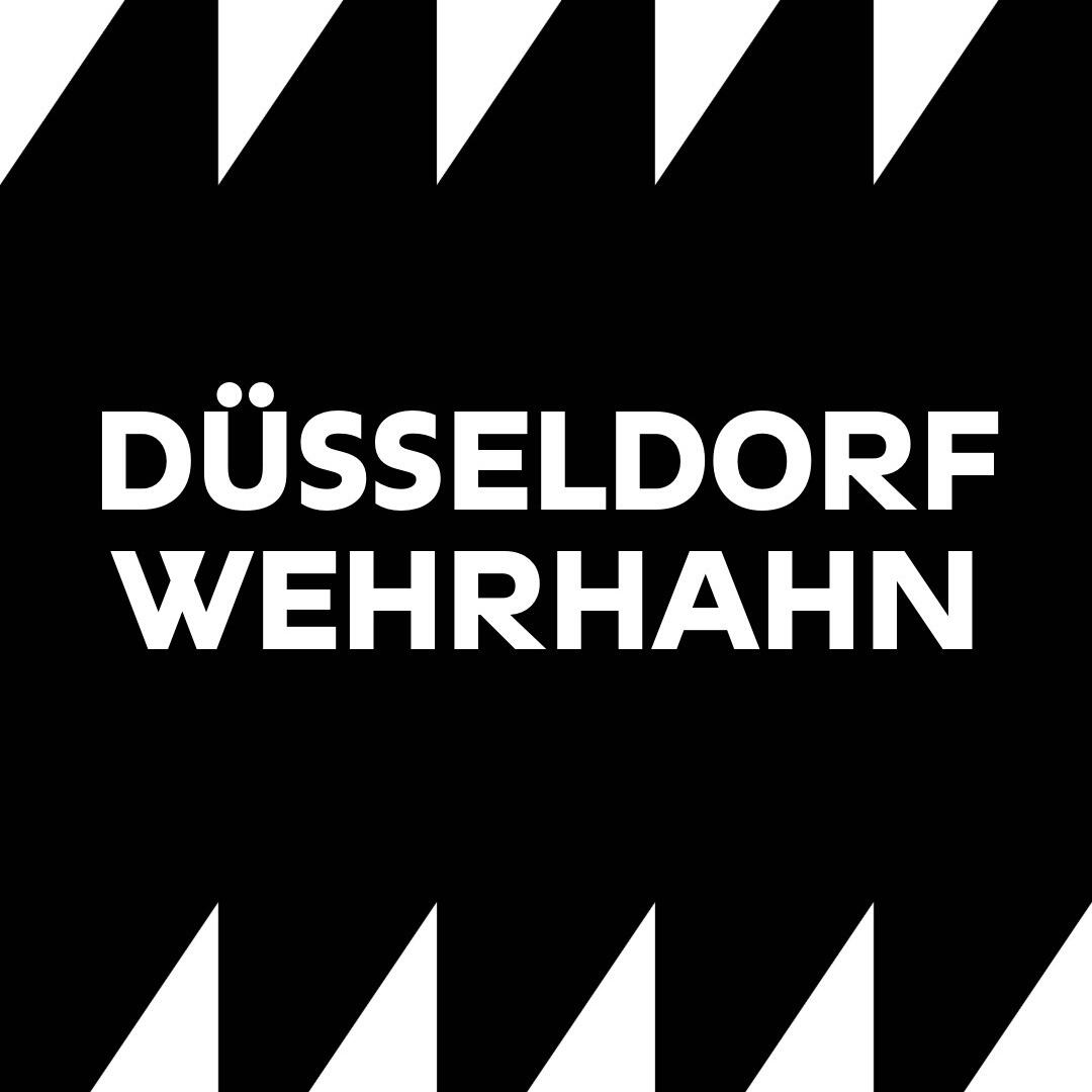 Man sieht eine Social Media Kachel mit der Aufschrift Düsseldorf Wehrhahn