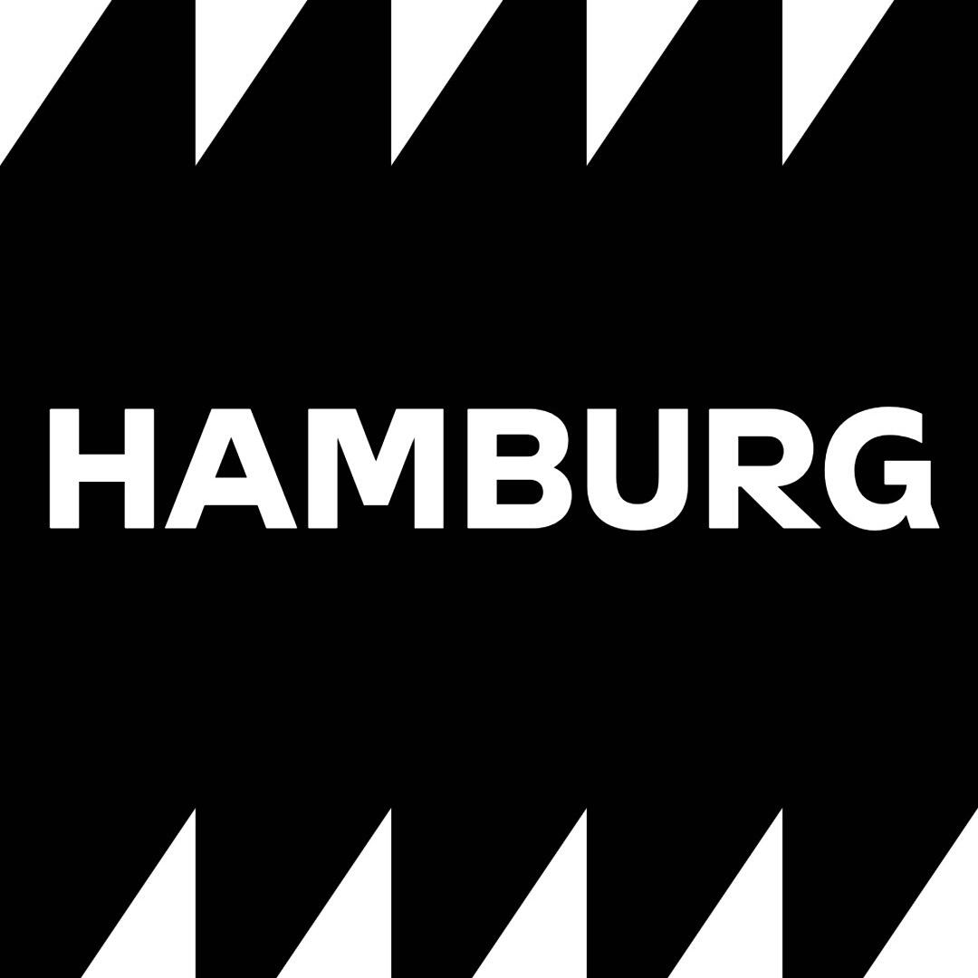 Graphic with HAMBURG written in large letters