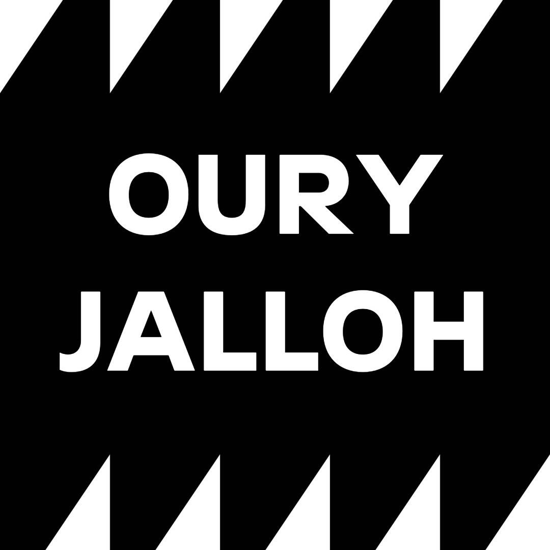Instagram-Folie in schwarz-weiß mit der Aufschrift "Oury Jalloh"