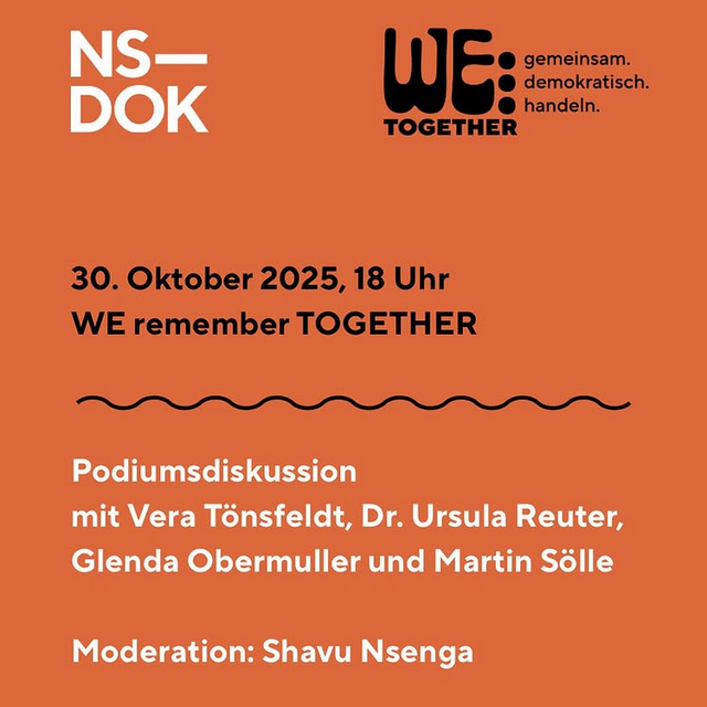 Text auf einem orangenen Hintergrund